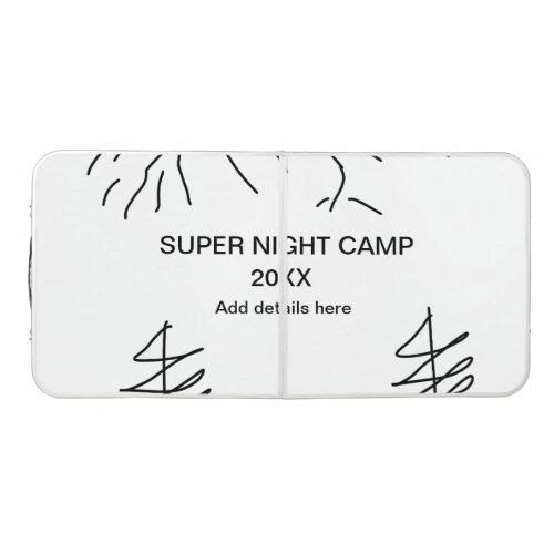 Super camp summer winter add name year travel vacc beer pong table