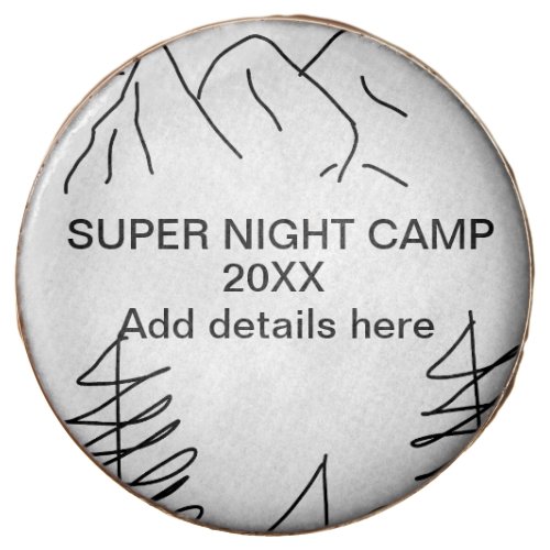 Super camp summer winter add name year travel vacc chocolate covered oreo