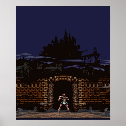 Super Castlevania IV Intro Poster