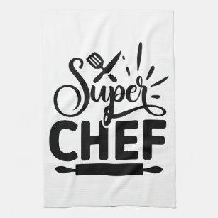 Super Chef Kitchen Apron with Tools Kitchen Towel
