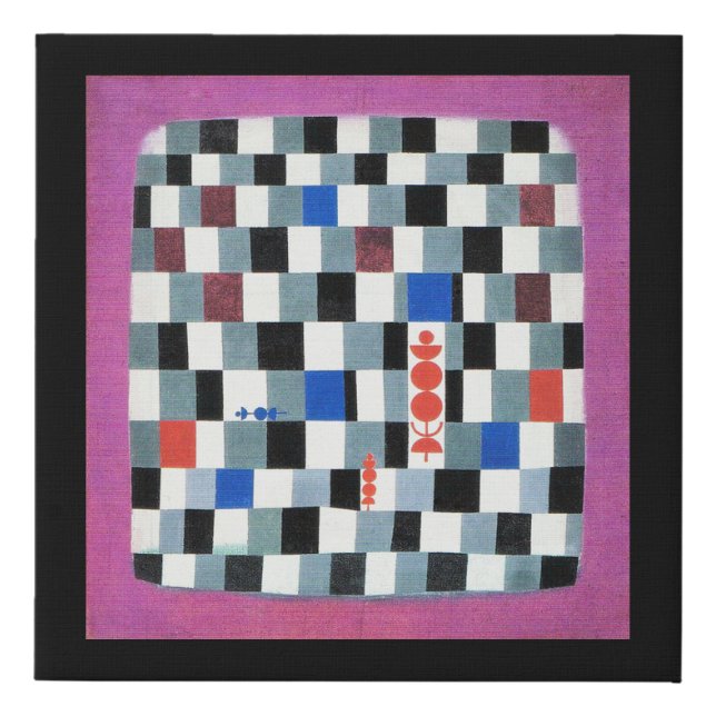 Super Chess, Paul Klee Faux Canvas Print (Front)