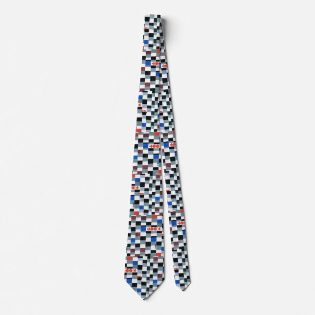 Super Chess, Paul Klee Neck Tie (Front)