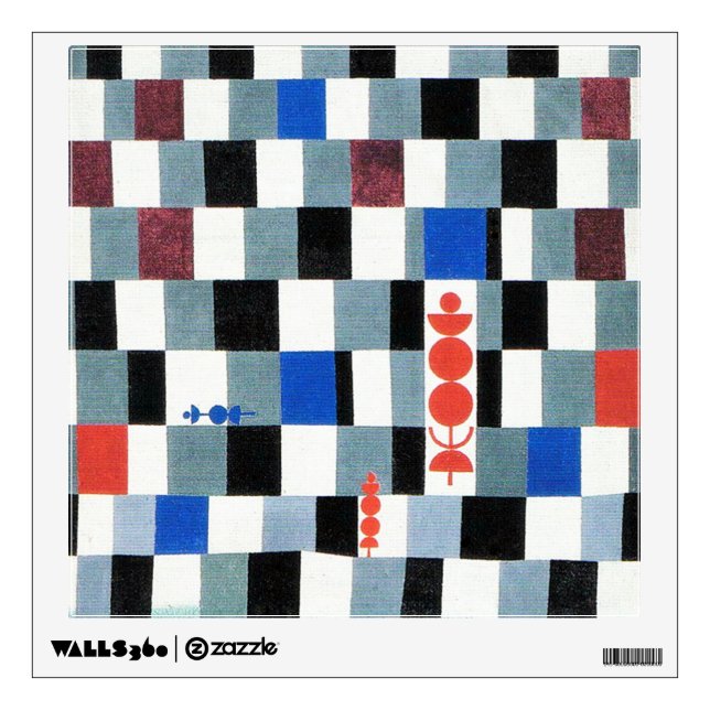 Super Chess, Paul Klee Wall Decal (Front)