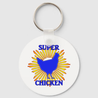 Super Chicken Keychain