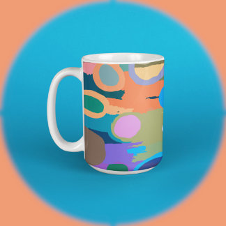 Super Color Circles 2 Coffee Mug