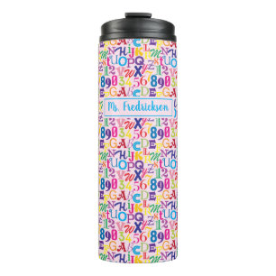 Super Colorful ABCs and 123s Thermal Tumbler