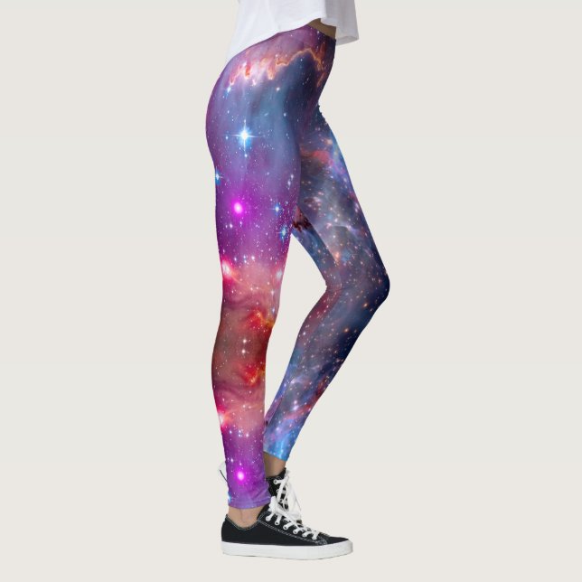 Super Colorful Galaxy Leggings (Right)