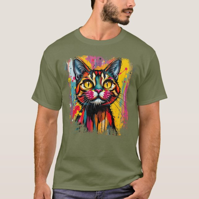 Super comfy favorite cat t-shirt (Front)