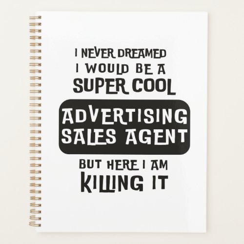 Super Cool Advertising Sales Agent Planner