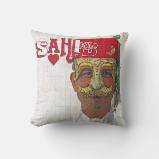 Super Cool Arabic Style Pillow! Throw Pillow (Front)