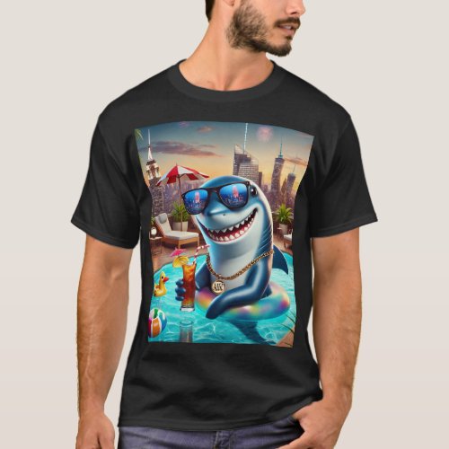 Super Cool Aries Shark T_Shirt