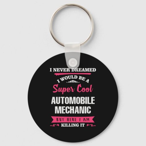Super Cool Automobile Mechanic Keychain