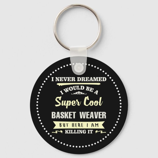 Super Cool Basket Weaver Keychain (Front)