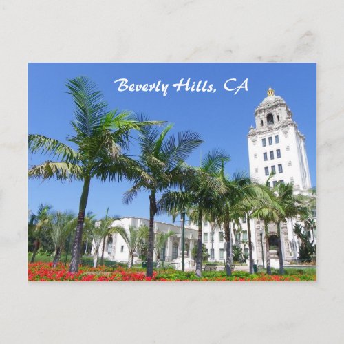Super Cool Beverly Hills Postcard Postcard