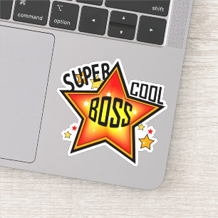 Super Cool Boss Sticker