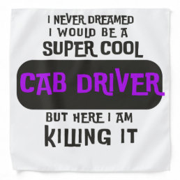 Super Cool Cab Driver Bandana