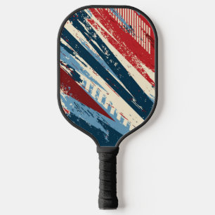 Super Cool & Colorful Grunge Pattern Pickleball Paddle