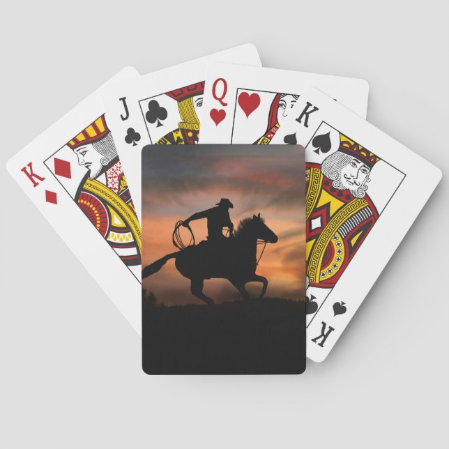 Super Cool Cowboy Playing Cards (Back)