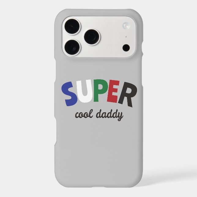Super cool daddy iphone case (Back)