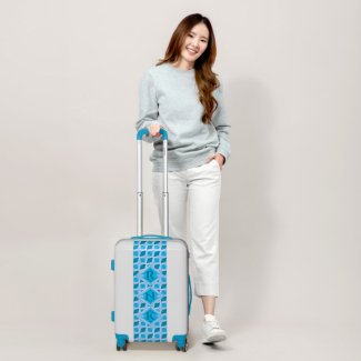 Super Cool Diamond Pattern Luggage