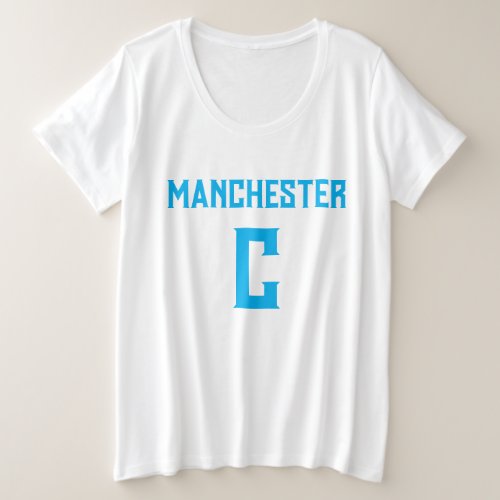 Super cool fan design for all ManC Fans Plus Size T_Shirt