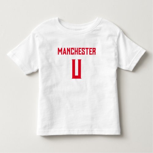 Super cool fan design for all ManU fans Toddler T_shirt