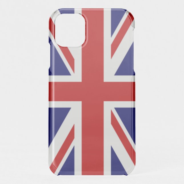 Super Cool Flag of the United Kingdom Uncommon iPhone Case (Back)