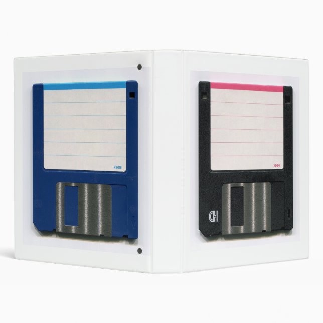 Super Cool Floppy Disk Binder (Background)