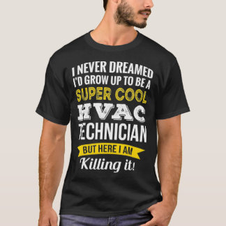 Super Cool HVAC Technician Tshirt Gifts Funny