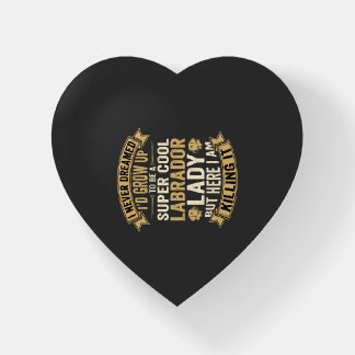 Super Cool Labrador Lady Dog Lover Paperweight