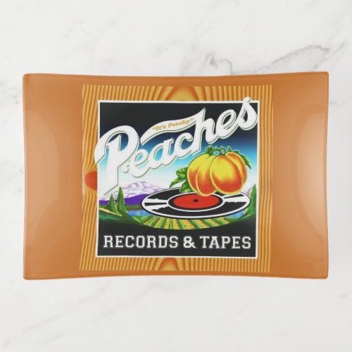 Super Cool Peaches Records  Tapes Trinket Tray