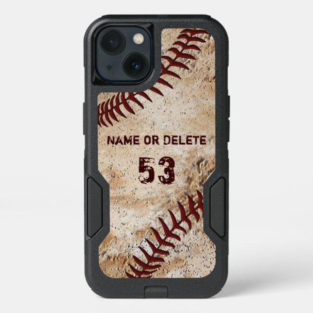 Super Cool Personalized Baseball Phone Cases (Back)