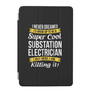 Super Cool Substation Electrician Funny Gift iPad Mini Cover