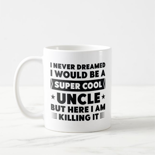 Super Cool Uncle Coffee Mug (Left)