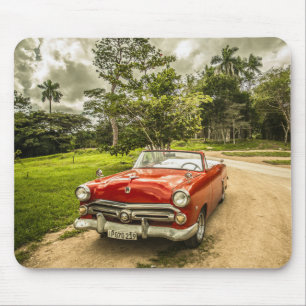 Super Cool Vintage Thunderbird Automobile Mouse Pad
