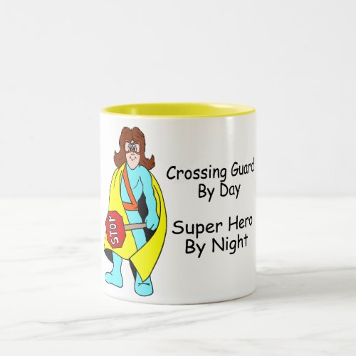 Super Crossing Guard Two_Tone Coffee Mug