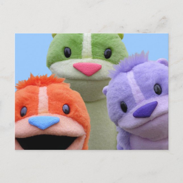 Super Cute Animal Postcard (Front)