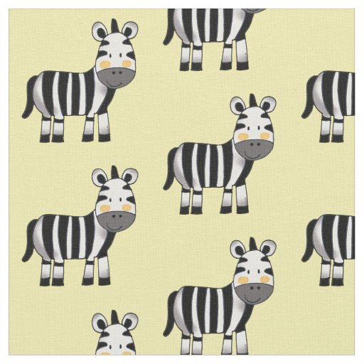 super cute baby zebra nursery fabric
