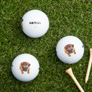 Super Cute Brown French Bulldog Golf Balls