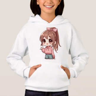 Super Cute Cartoon Girl Hoodie