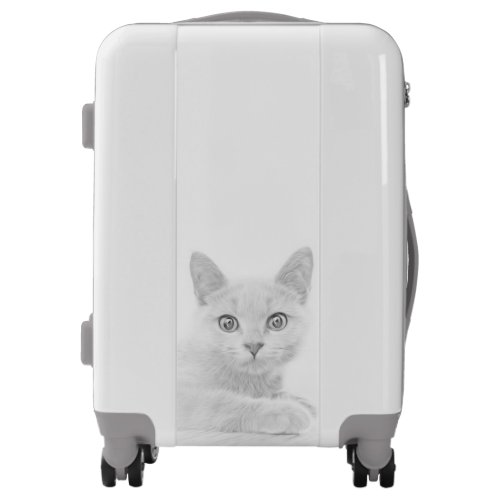 SUPER CUTE Cat Portrait Luggage