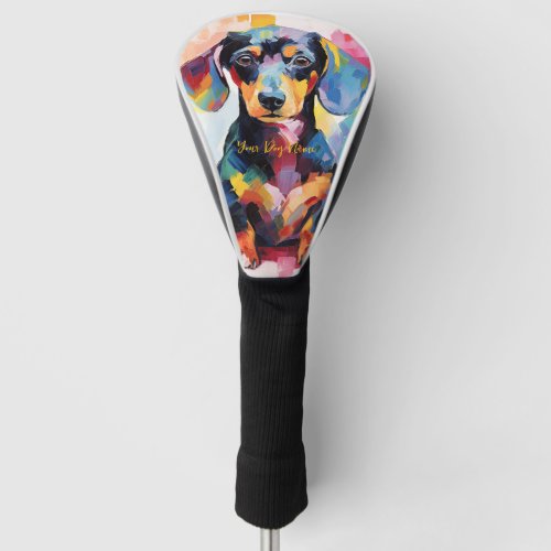 Super Cute Dachshund Dog Puppy 004 _ Xeno Lucilfer Golf Head Cover