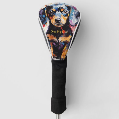 Super Cute Dachshund Dog Puppy 005 _ Xeno Lucilfer Golf Head Cover