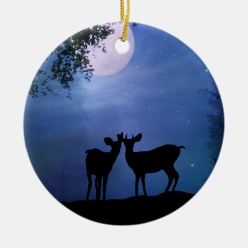 Super Cute Deer First Christmas Together Ornament