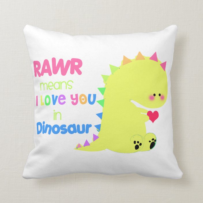 cute dinosaur pillow