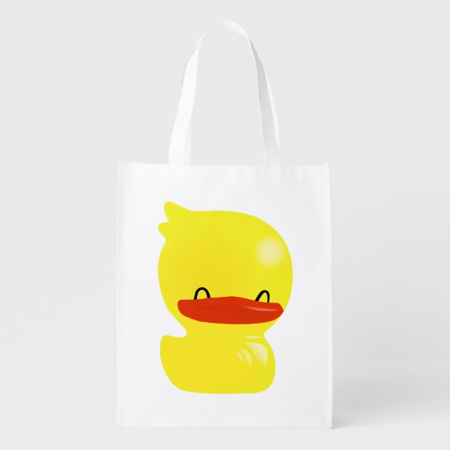 Super Cute Duckie Reusuable Grocery Bag (Front)