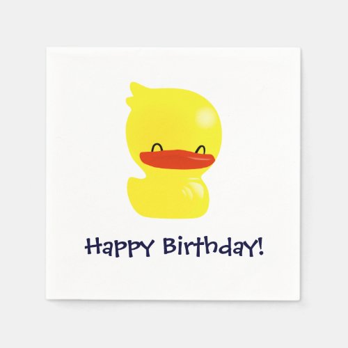 Super Cute Ducky Paper Napkins