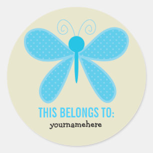 Super Cute Flower THIS BELONGS TO Stickers