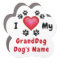 Super Cute I Love My GrandDog Magnet, Personalized