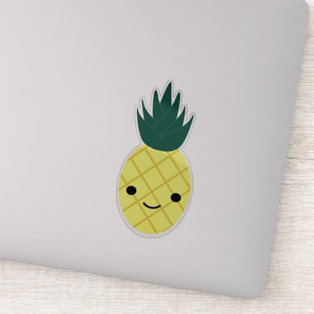 Super Cute Kawaii Pineapple Sticker (Detail)